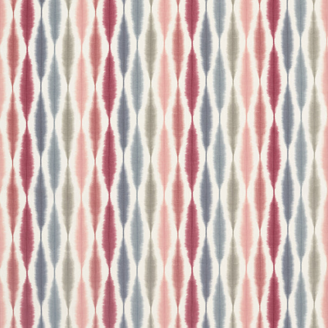 SCION NJAP120753.SCN.0 USUKO CRANBERRY/ROSE/STEEL Fabric - Eade's Wallpaper
