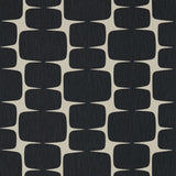 SCION NLOH120487.SCN.0 LOHKO LIQUORICE/HEMP Fabric - Eade's Wallpaper