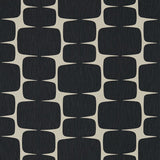 SCION NLOH120487.SCN.0 LOHKO LIQUORICE/HEMP Fabric - Eade's Wallpaper