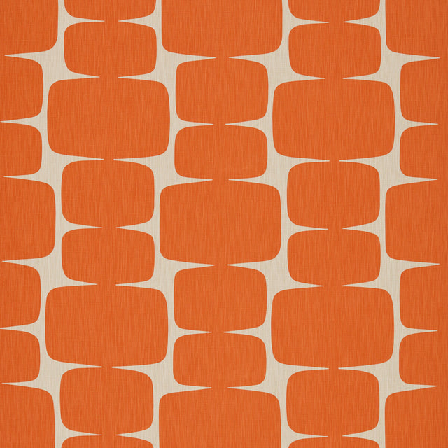 SCION NLOH120489.SCN.0 LOHKO PAPRIKA/PEBBLE Fabric - Eade's Wallpaper