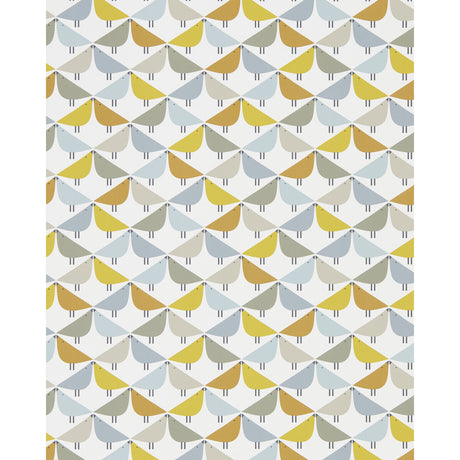 SCION NNOU111522.SCN.0 LINTU WP DANDELION/BUTTERSCOTCH/PEBBLE Wallpaper - Eade's Wallpaper