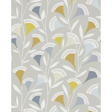 SCION NNOU111549.SCN.0 NOUKKU WP DANDELION/BUTTERSCOTCH/CHARCOAL Wallpaper - Eade's Wallpaper