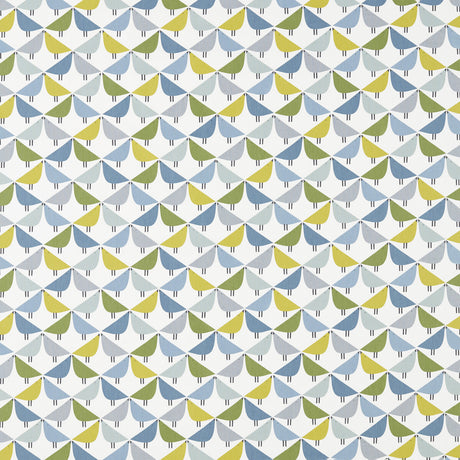 SCION NNOU120584.SCN.0 LINTU GECKO/PACIFIC/GLAZIER Fabric - Eade's Wallpaper