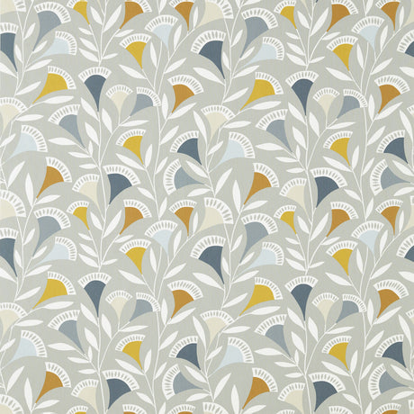 SCION NNOU120591.SCN.0 NOUKKU DANDELION/BUTTERSCOTCH/CHARCOAL Fabric - Eade's Wallpaper