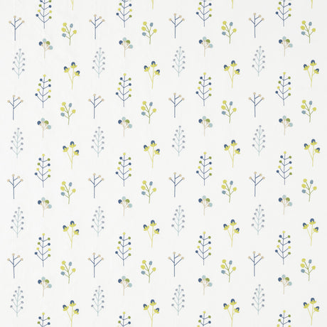 SCION NNOU132155.SCN.0 MUKULA GECKO/CITRUS/PACIFIC Fabric - Eade's Wallpaper