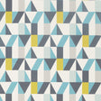 SCION NNUE120708.SCN.0 NUEVO MARINE/KIWI/MIDNIGHT Fabric - Eade's Wallpaper