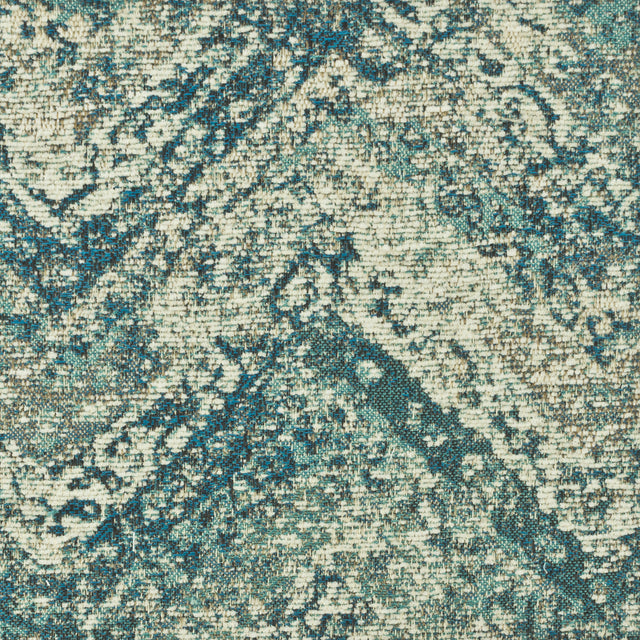 STOUT NOLA-1 NOLAN 1 PEACOCK Fabric - Eades Wallpaper & Fabric