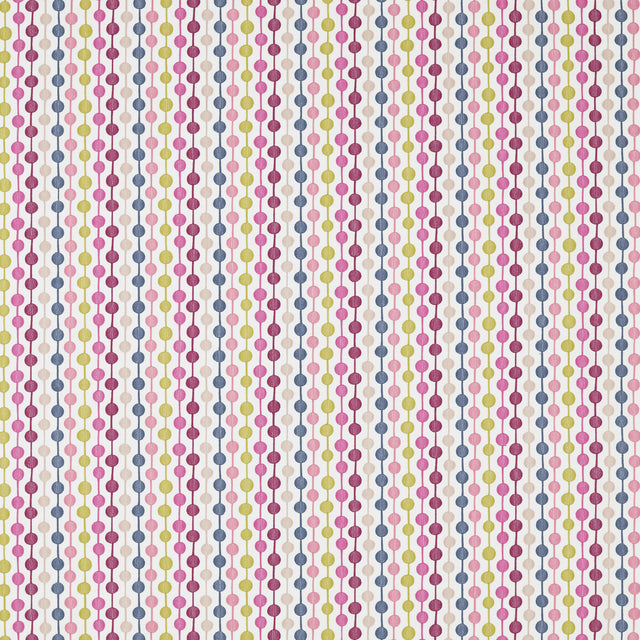 SCION NPED132427.SCN.0 PAIKKA BILBERRY/RHUBARB/INDIGO Fabric - Eade's Wallpaper
