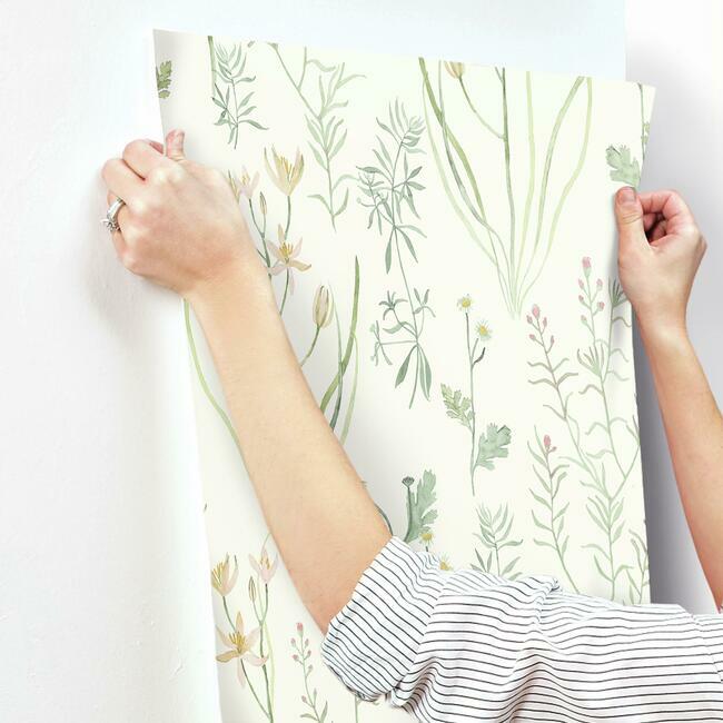 York NR1567 Alpine Botanical Wallpaper - Eade's Wallpaper