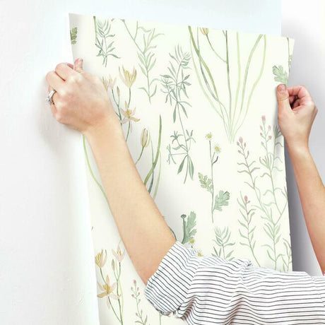York NR1567 Alpine Botanical Wallpaper - Eade's Wallpaper
