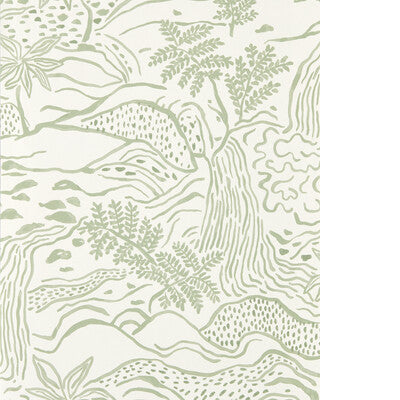 SCION FALLING FLOSS WP NSCW113267.SCN.0 in SAGE Wallpaper - 