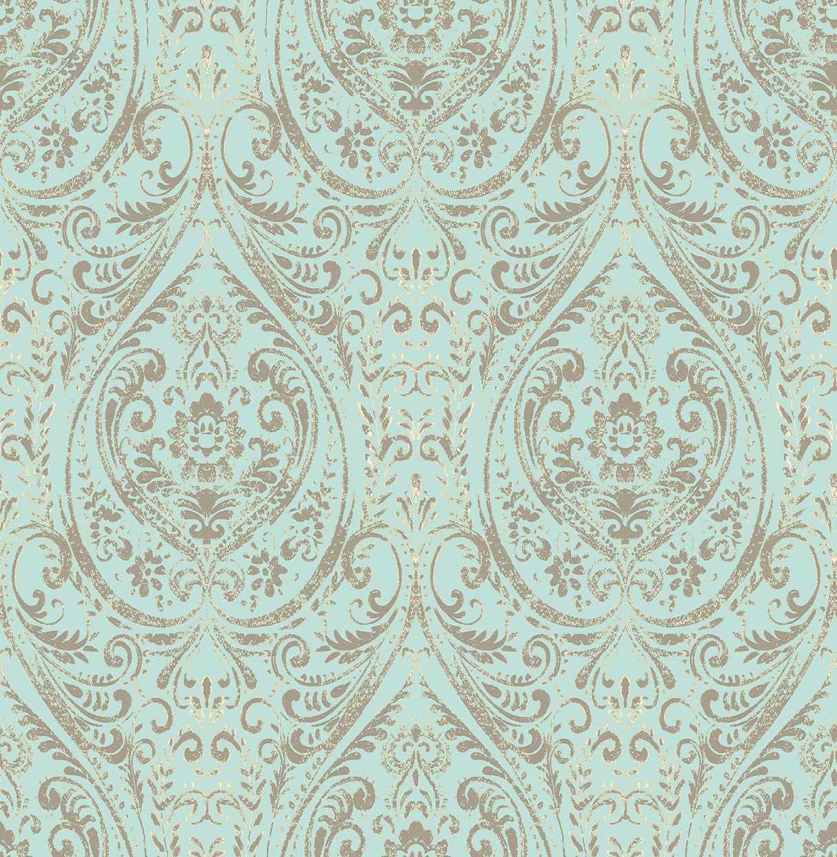 NuWallpaper NU2079 Nomad Damask Peel & Stick Wallpaper