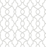 NuWallpaper NU2877 Silver Clearly Cool Peel & Stick Wallpaper