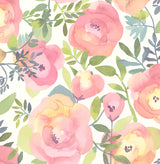 NuWallpaper NU3035 Peachy Keen Pink Peel & Stick Wallpaper