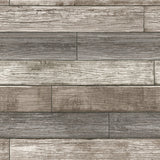 NuWallpaper NU3130 Reclaimed Wood Plank Natural Peel & Stick Wallpaper