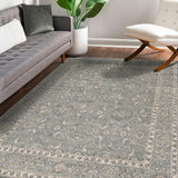 Amer Rugs NUI-129 Nuit Arabe Classic Bordered Area Rug