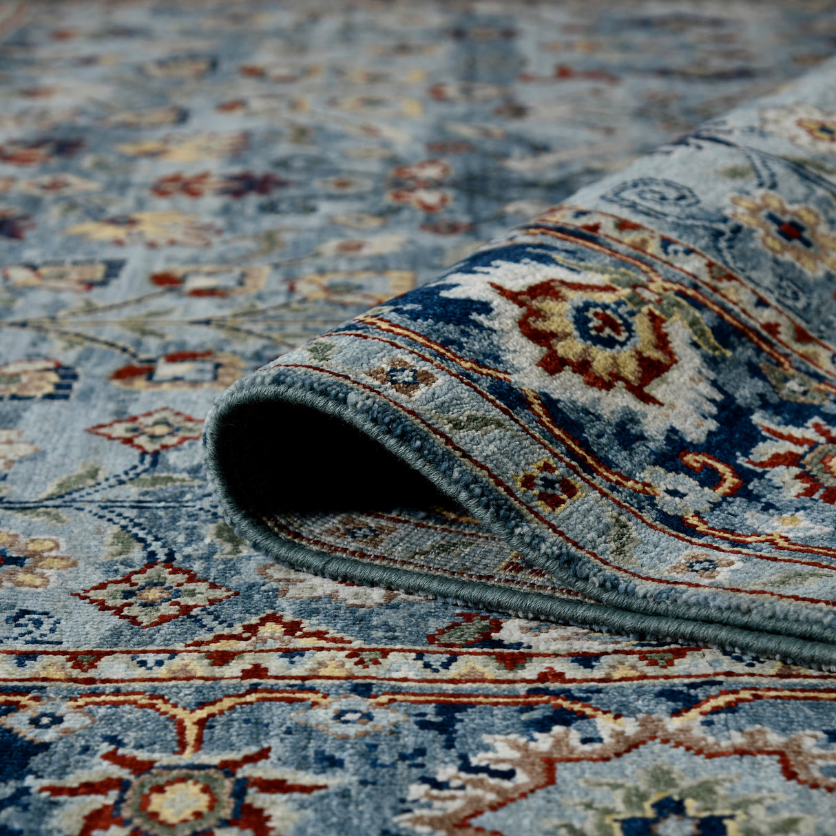 Amer Rugs NUI-60 Nuit Arabe Classic Bordered /Indigo Area Rug