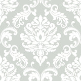 NuWallpaper NUS1935 Ariel Grey Peel & Stick Wallpaper