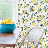 NuWallpaper NUS3161 Lemon Drop Yellow Peel & Stick Wallpaper