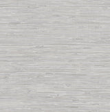 NuWallpaper NUS3340 Tibetan Grasscloth Silver Peel & Stick Wallpaper