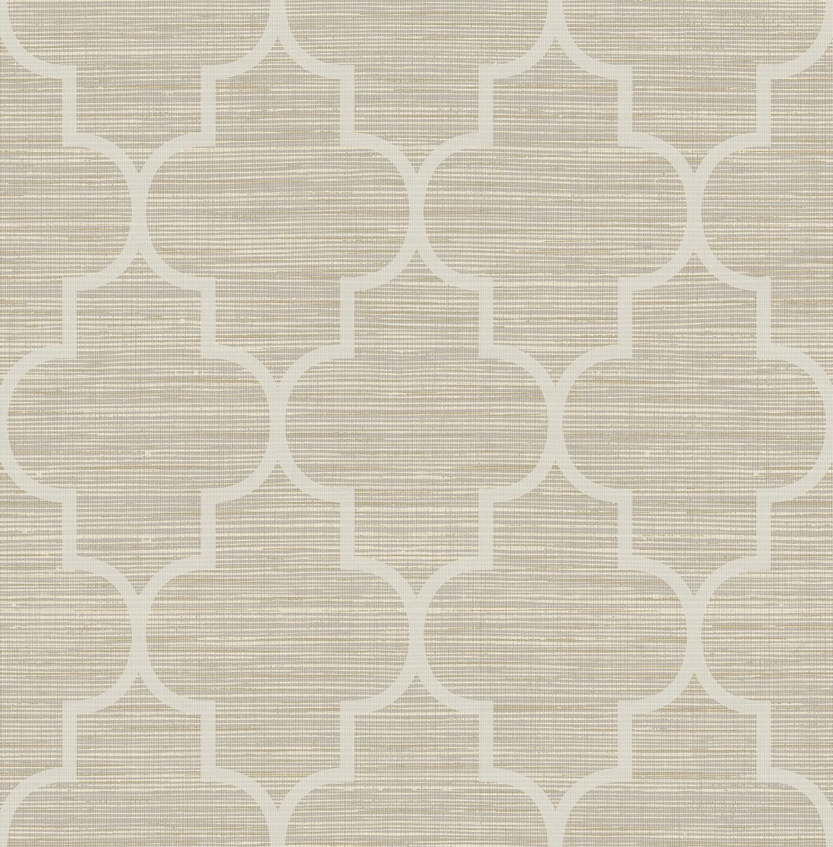 NuWallpaper NUS3964 Taupe Hudson Peel & Stick String Wallpaper