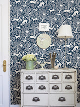 NuWallpaper NUS4287 Navy Merriment Peel & Stick Wallpaper