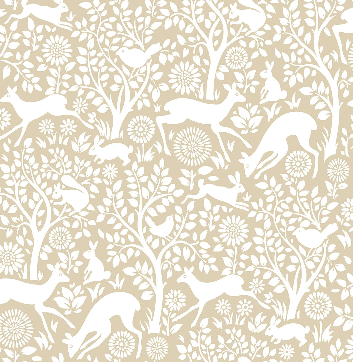 NuWallpaper NUS4300 Cream Merriment Peel & Stick Wallpaper