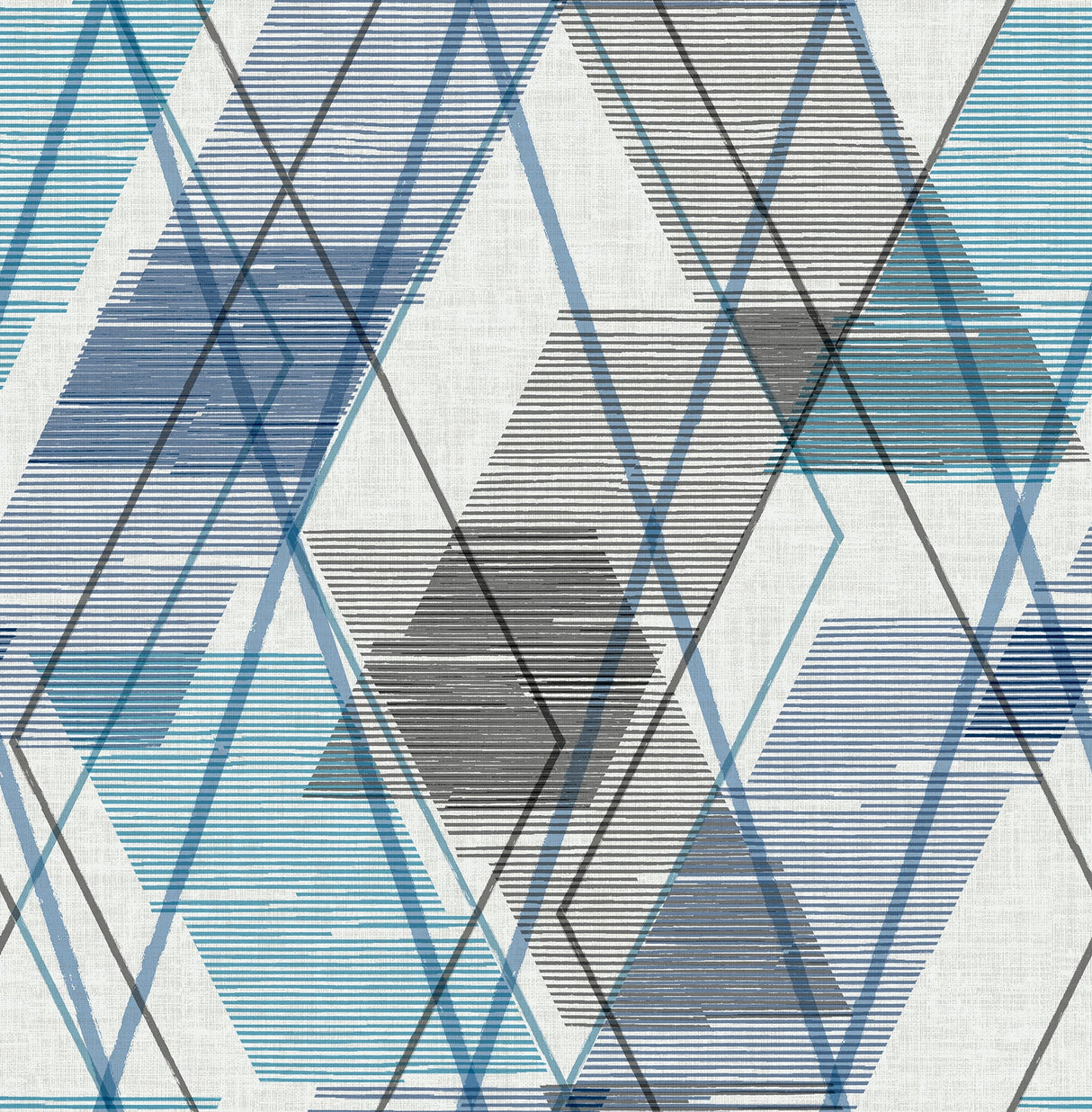 NuWallpaper NUS4373 Blue Wallis Peel & Stick Wallpaper