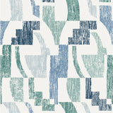 NuWallpaper NUS4633 Cool Multi Lenny Geometric Peel & Stick Wallpaper