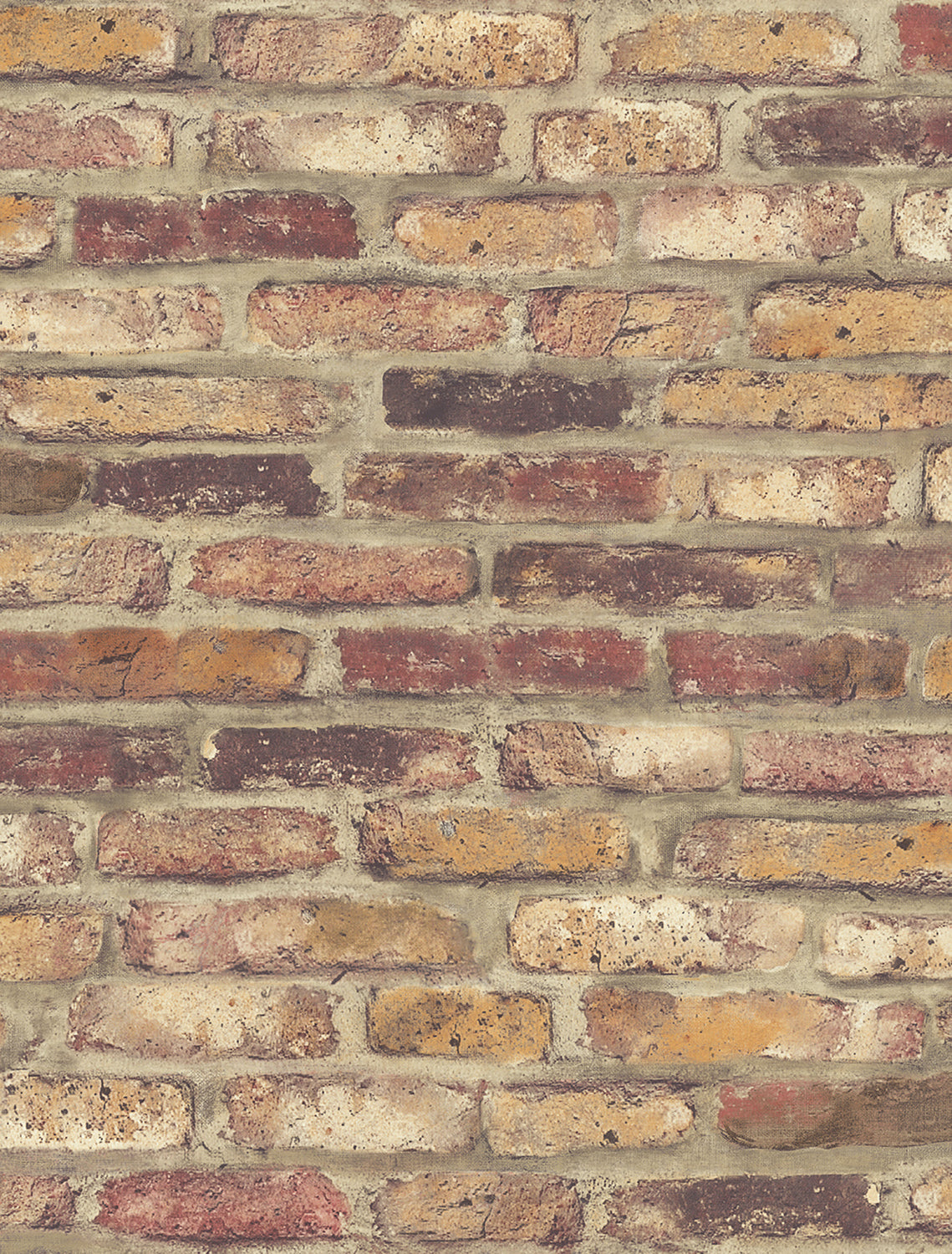 NextWall NW30201 Faux Rustic Red Brick