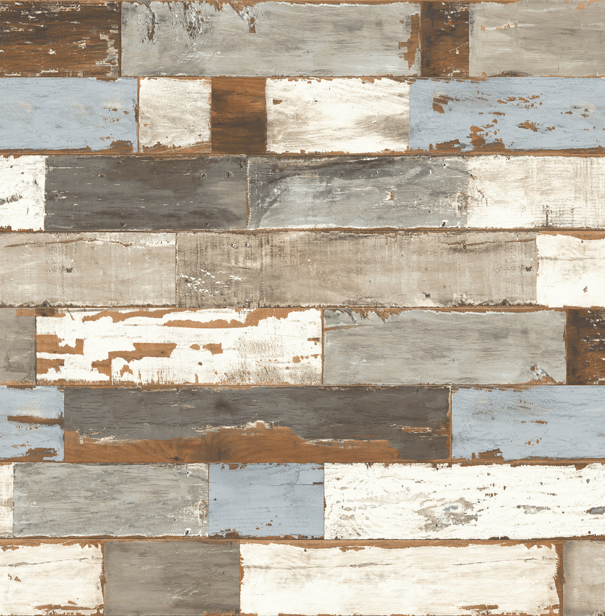 NextWall NW30700 Colorful Shiplap