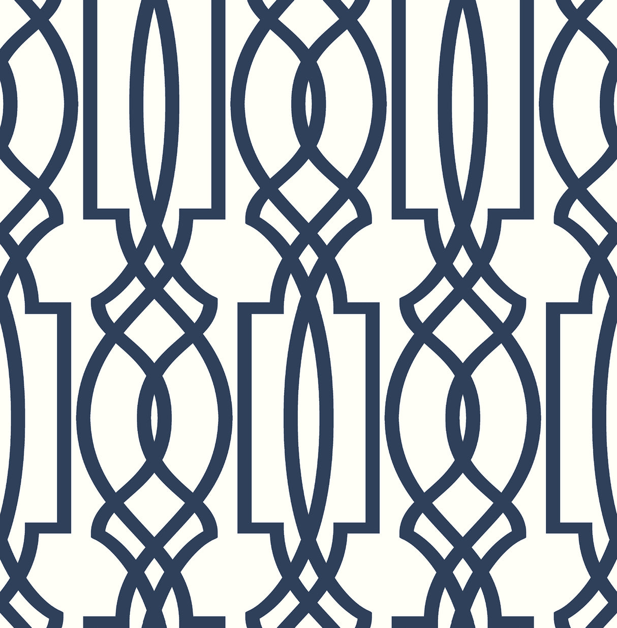 NextWall NW31502 Navy Deco Lattice