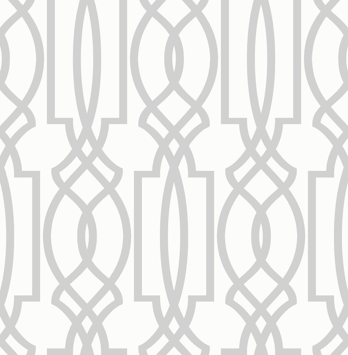 NextWall NW31508 Soft Gray Deco Lattice