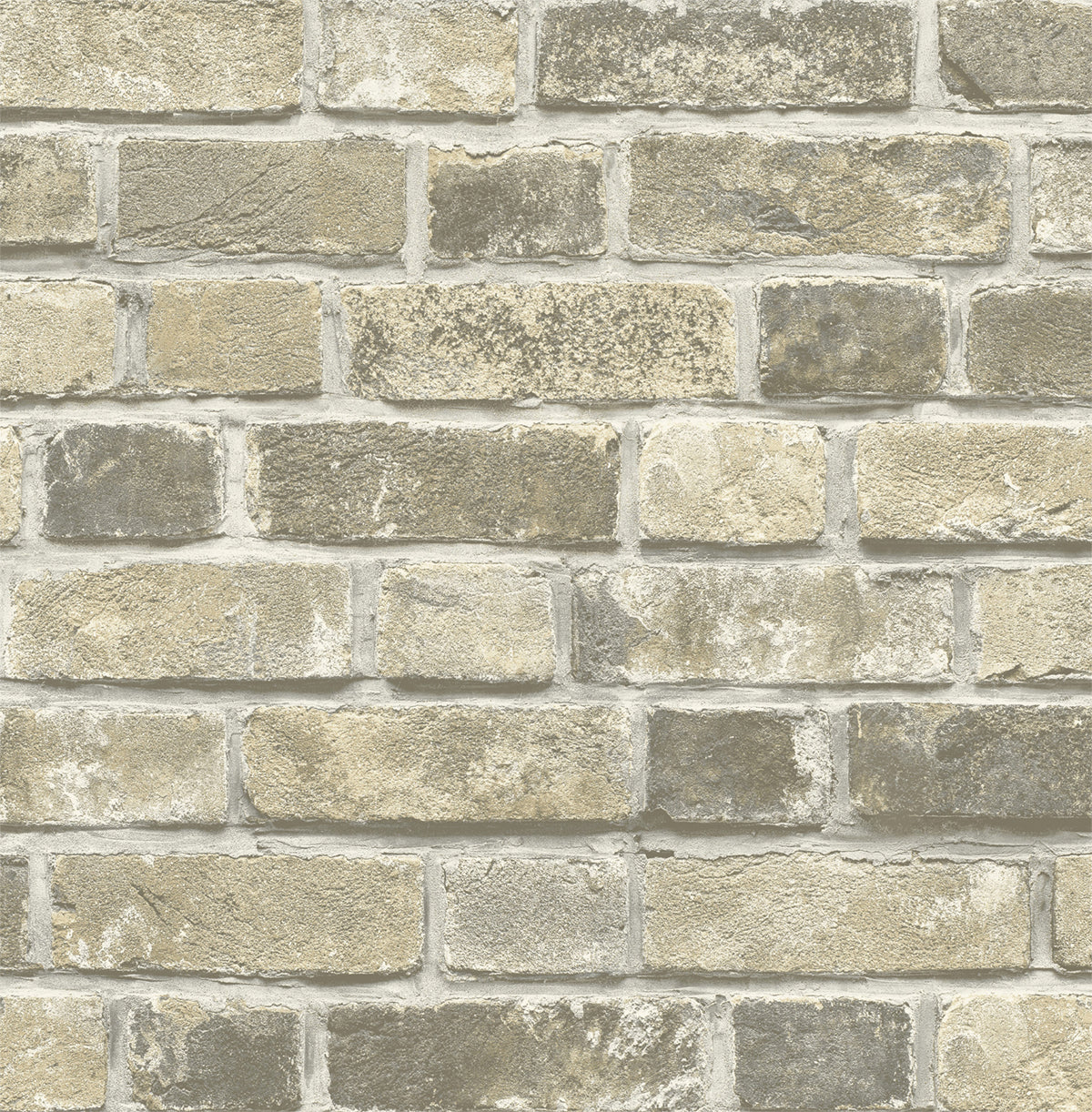 NextWall NW31705 Distressed Neutral Brick