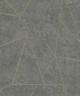 York NW3502 Nazca Dark Grey & Gold Wallpaper