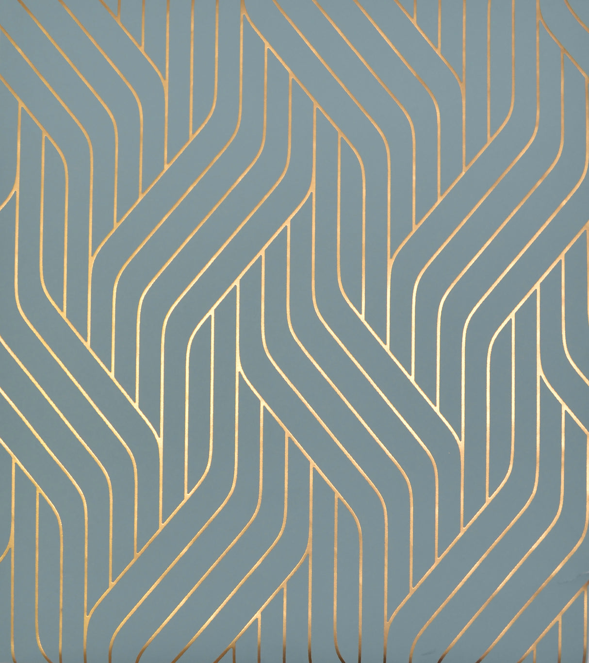 York NW3520 Ebb & Flow Blue & Gold Wallpaper