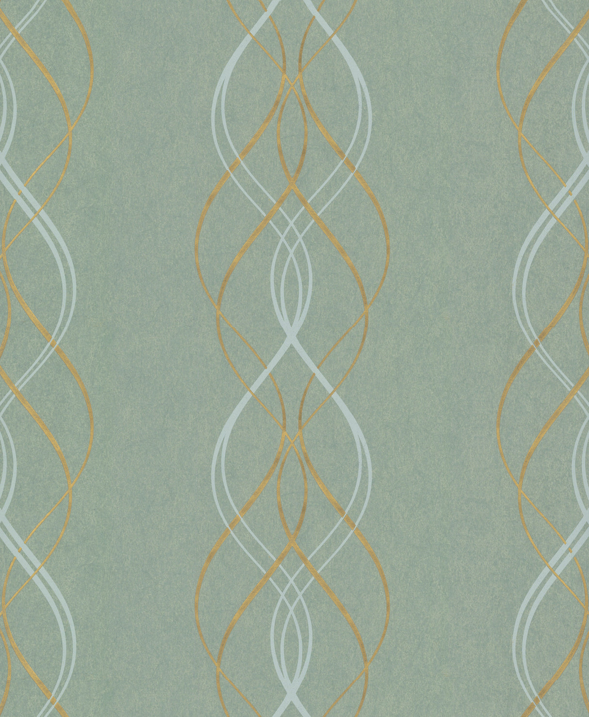 York NW3551 Aurora Blue & Gold Wallpaper