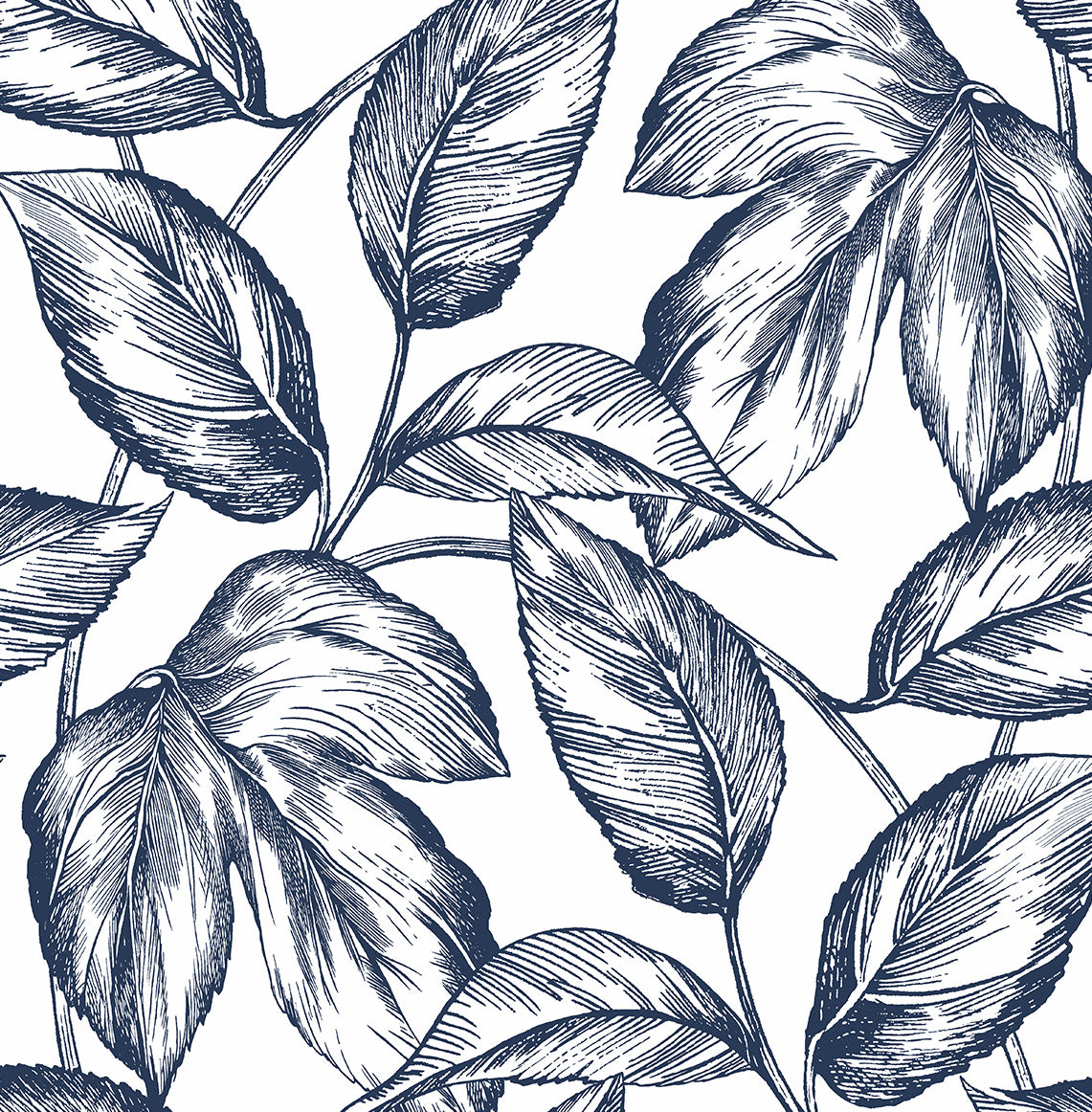 NextWall NW46902 Sketched Leaves