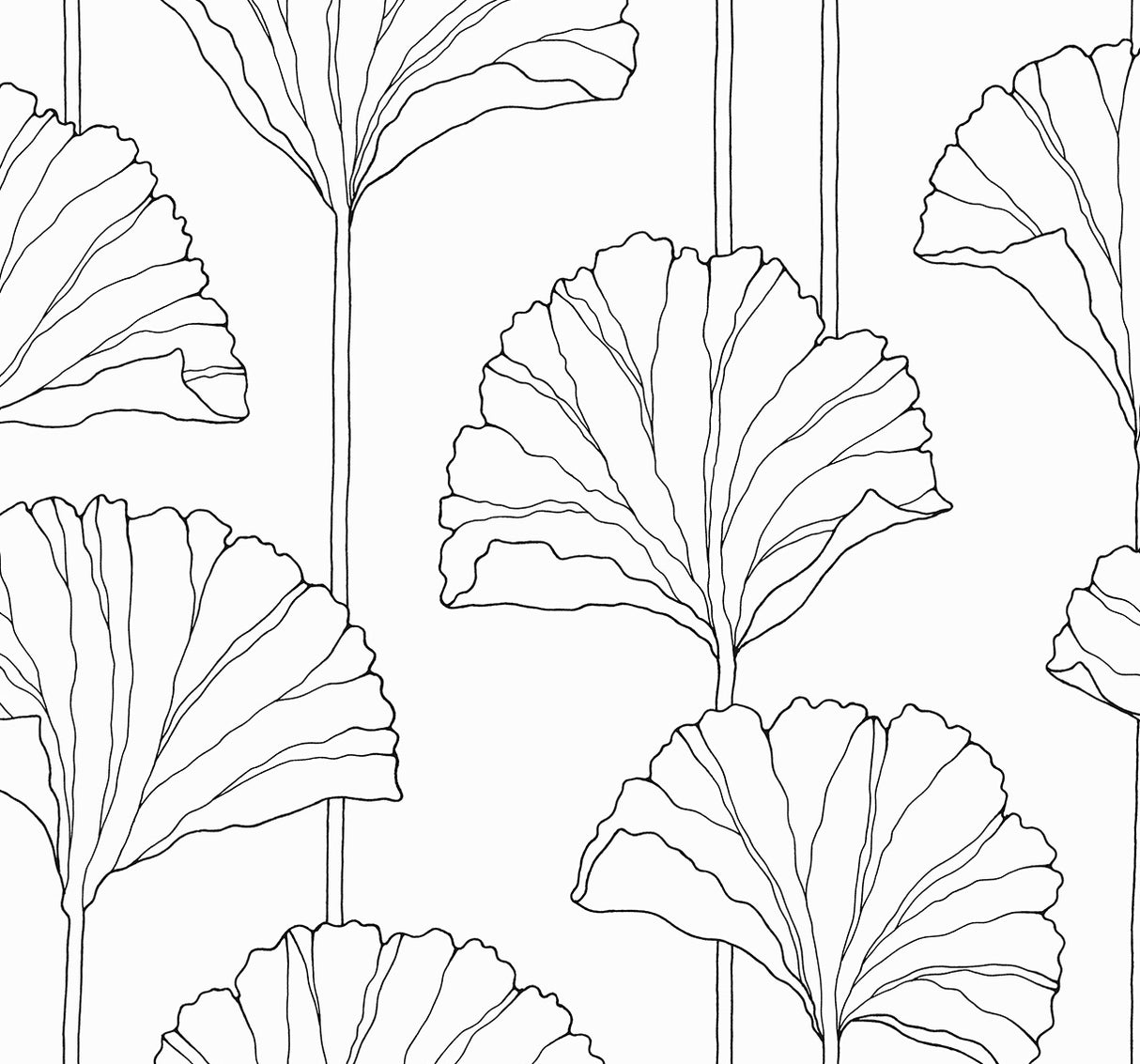 NextWall NW47200 Gingko Leaf