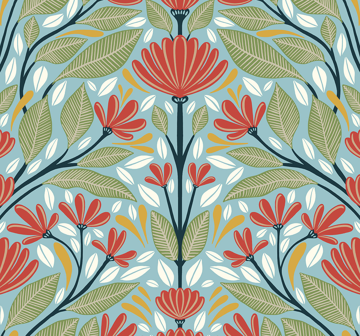 NextWall NW50802 Shalin Folk Floral