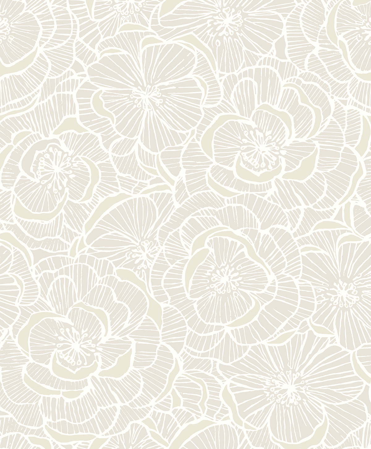 NextWall NW60000 Camellia Floral Wallpaper