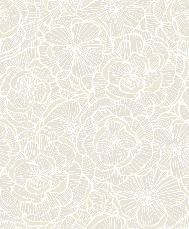 NextWall NW60000 Camellia Floral Wallpaper