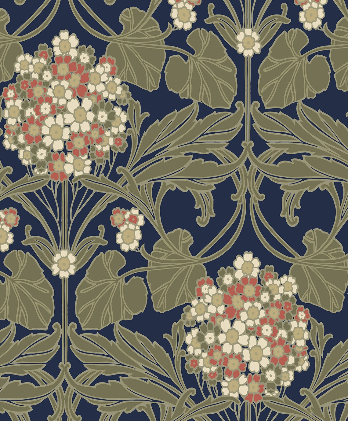 NextWall NW60402 Hydrangea Floral Wallpaper