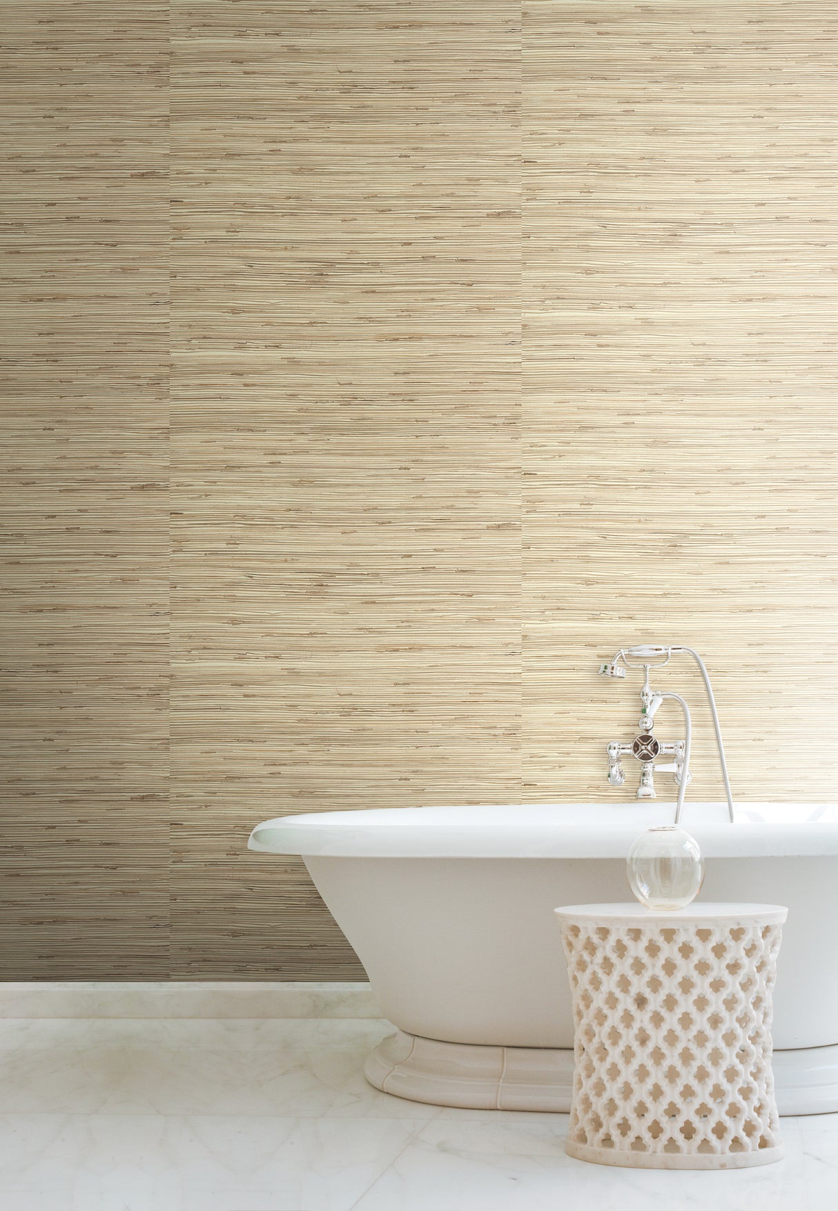 York NZ0781 River Grass Beige Wallpaper