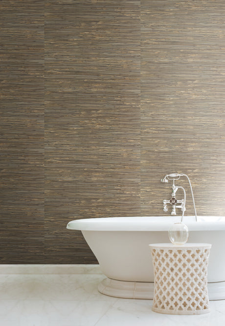 York NZ0786 River Grass Black Wallpaper