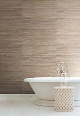 York NZ0796 Raw Jute Grasscloth Metallic Wallpaper