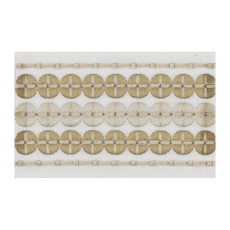 STOUT OBER-2 OBERLIN TAPE 2 KHAKI Fabric - Eades Wallpaper & Fabric