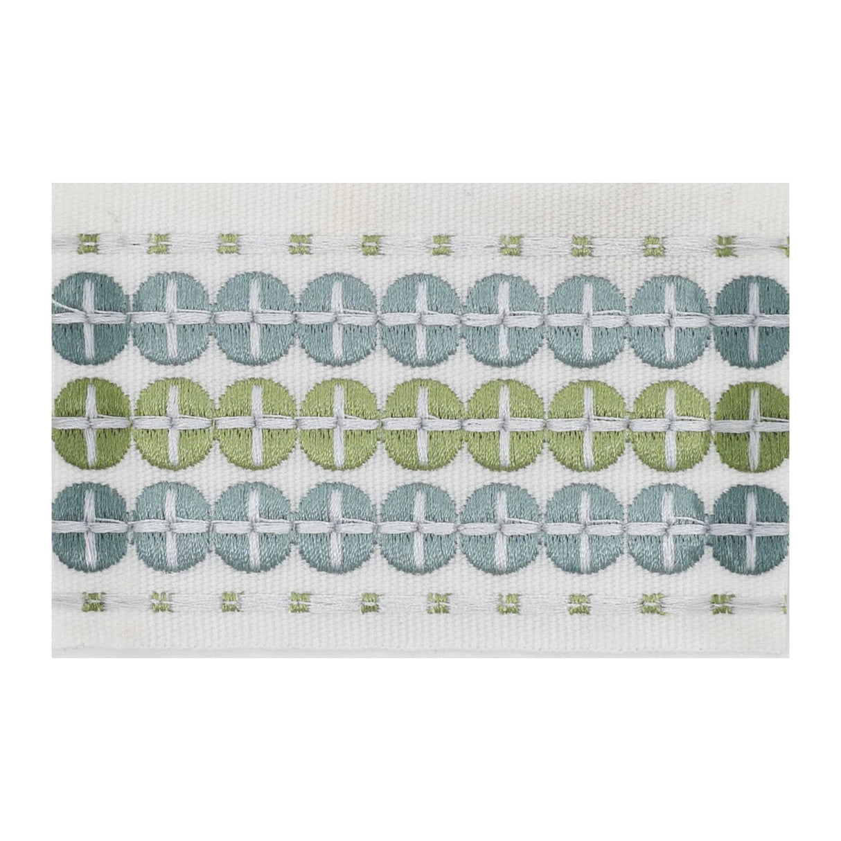 STOUT OBER-3 OBERLIN TAPE 3 MINERAL Fabric - Eades Wallpaper & Fabric