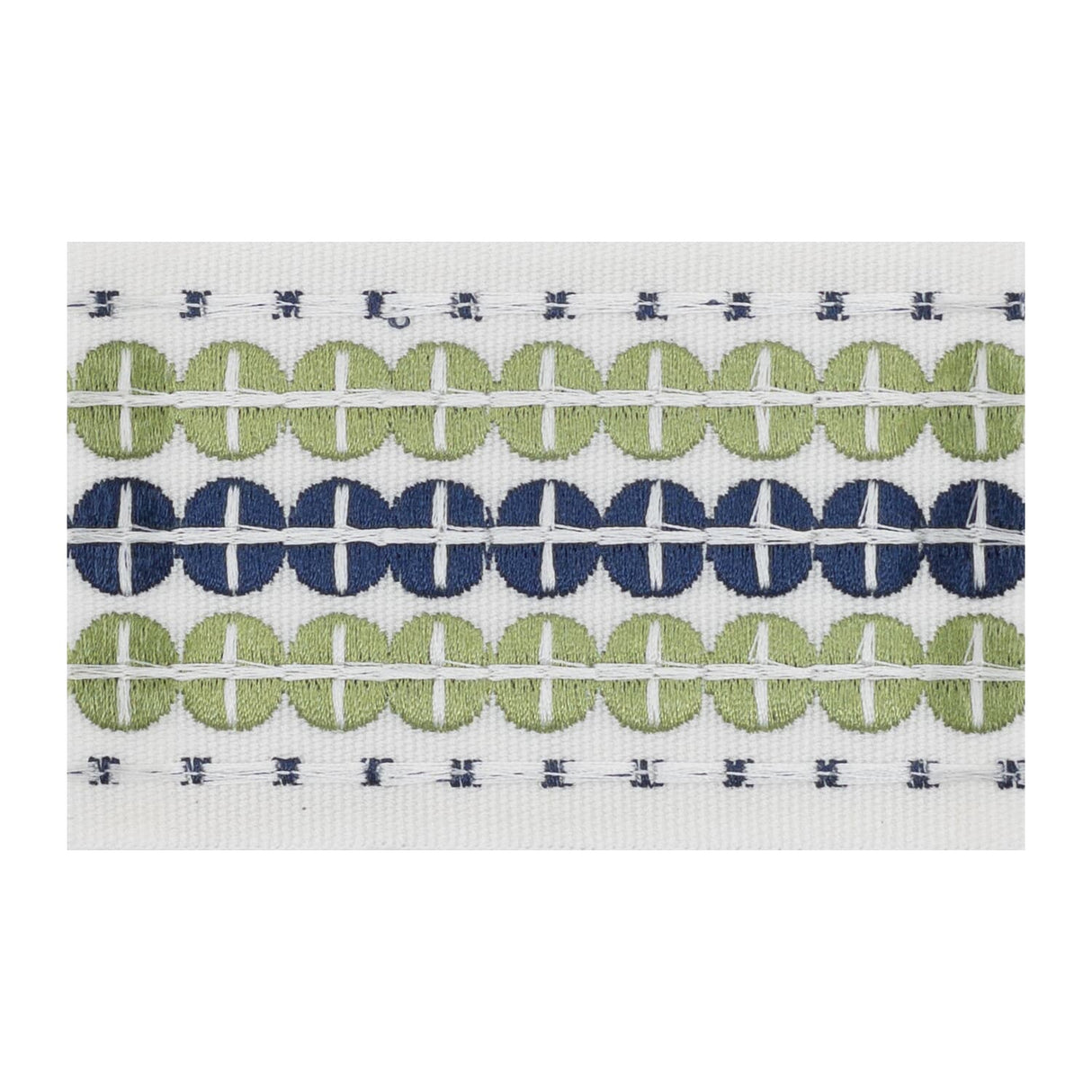 STOUT OBER-4 OBERLIN TAPE 4 MOSS Fabric - Eades Wallpaper & Fabric