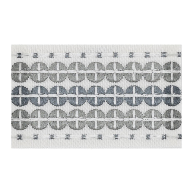 STOUT OBER-5 OBERLIN TAPE 5 PEWTER Fabric - Eades Wallpaper & Fabric